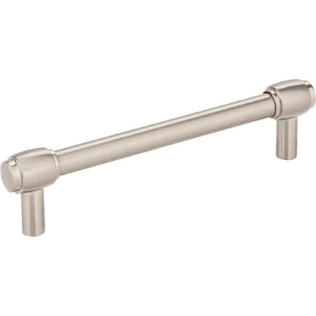 Jeffrey Alexander 128 mm Center-to-Center Satin Nickel Hayworth Cabinet Bar Pull 885-128SN